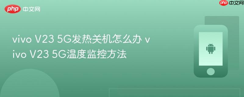 vivo V23 5G发热关机怎么办 5G温度监控方法  第1张