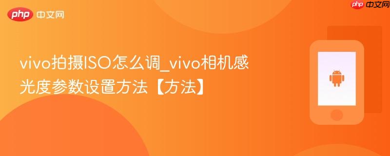 vivo拍摄ISO怎么调_vivo相机感光度参数设置方法【方法】 第1张 vivo拍摄ISO怎么调_vivo相机感光度参数设置方法【方法】 第1张