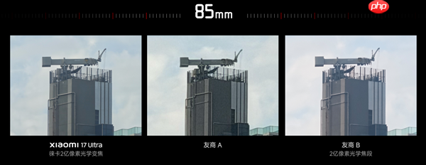 小米史上最强长焦！卢伟冰晒小米17 Ultra与友商实拍对比：高下立判  第3张