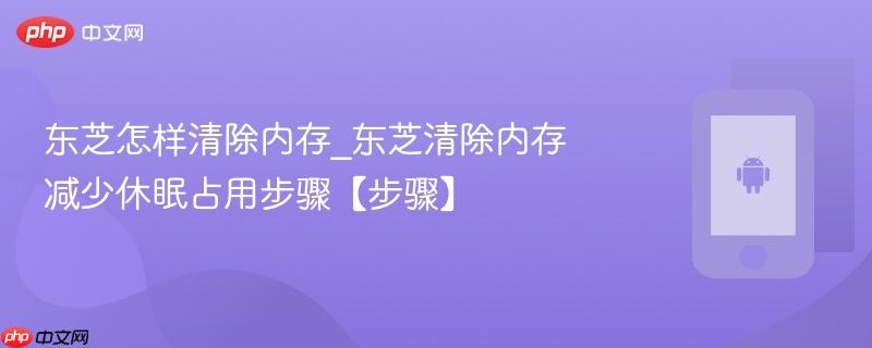 东芝怎样清除内存_东芝清除内存减少休眠占用步骤【步骤】  第1张