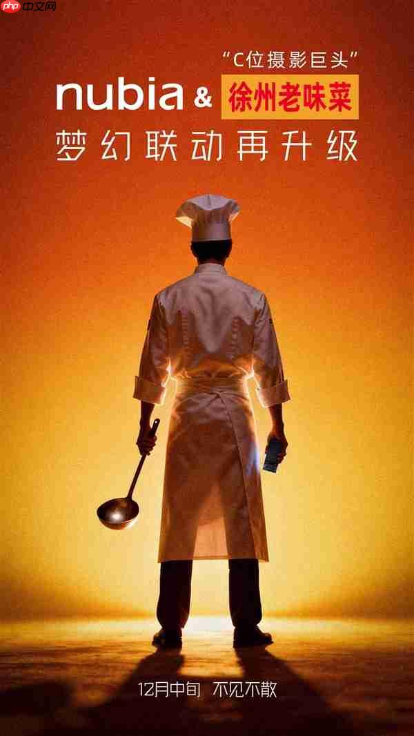 “全球第五大摄影巨头”！努比亚与徐州老味菜梦幻联动：下周见  第2张