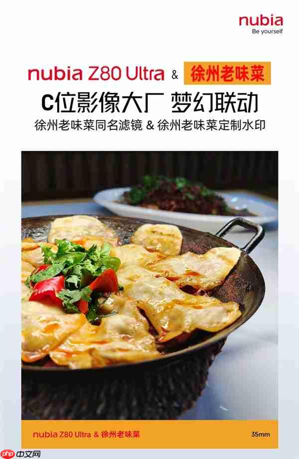 “全球第五大摄影巨头”！努比亚与徐州老味菜梦幻联动：下周见  第3张