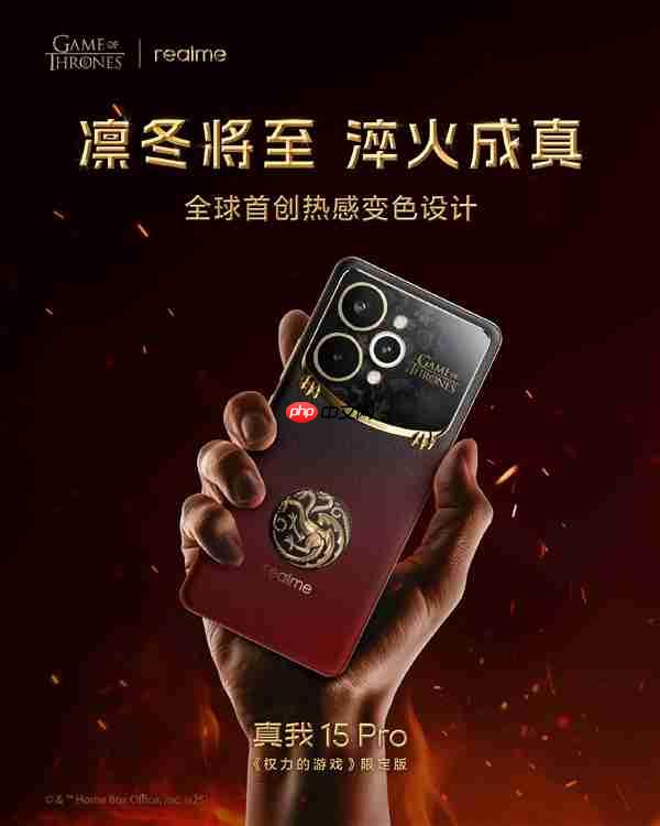 真我15 Pro《权力的游戏》限定版国行官宣：12月8日正式发售  第3张