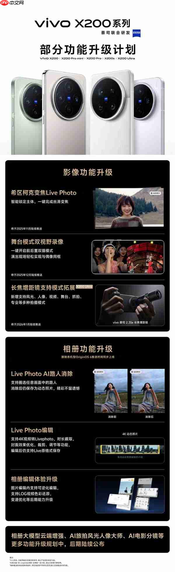 拍摄更强了!vivo X200系列功能升级:舞台模式双视野录像来了 第1张 拍摄更强了!vivo X200系列功能升级:舞台模式双视野录像来了 第1张