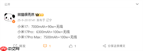 小米17系列全面兼容100W PPS通用充电协议：非原装充电器也能满血快充  第3张