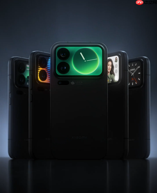 行业独一无二的新设计！小米17 Pro Max外观正式公布：比iPhone 17多了一块屏  第1张