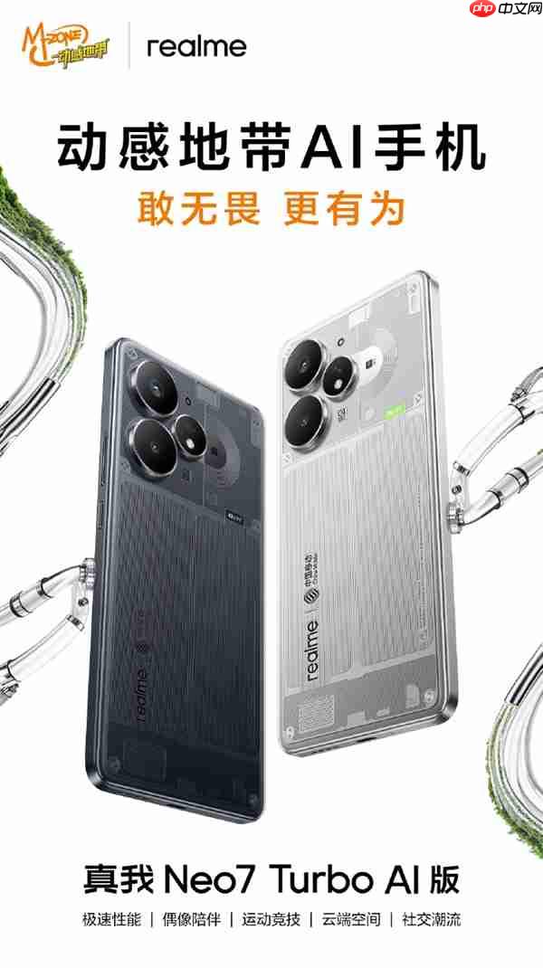 真我Neo7 Turbo AI版发布 首款动感地带AI手机  第6张