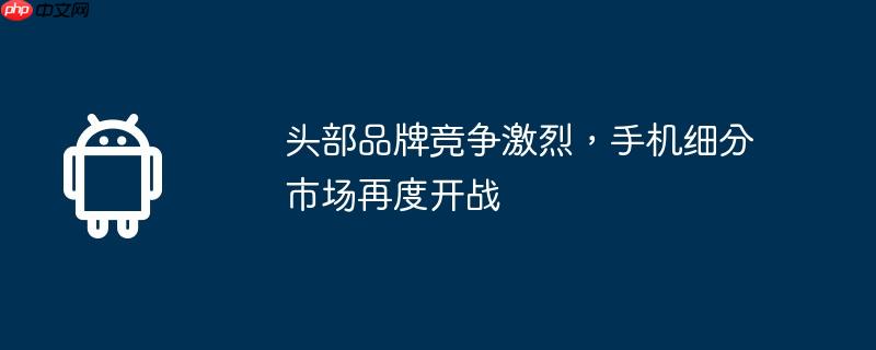 头部品牌竞争激烈，手机细分市场再度开战  第1张