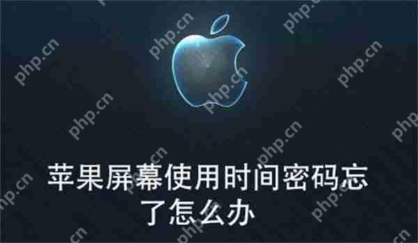 苹果屏幕使用时间密码忘了怎么办  第1张
