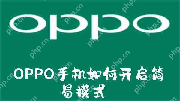 OPPO手机如何开启简易模式  第1张