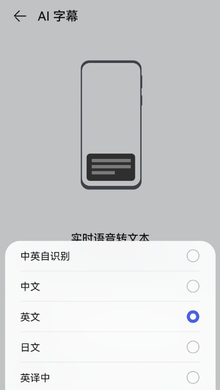 华为手机怎么设置实时字幕翻译_开启Ai字幕步骤介绍  第5张