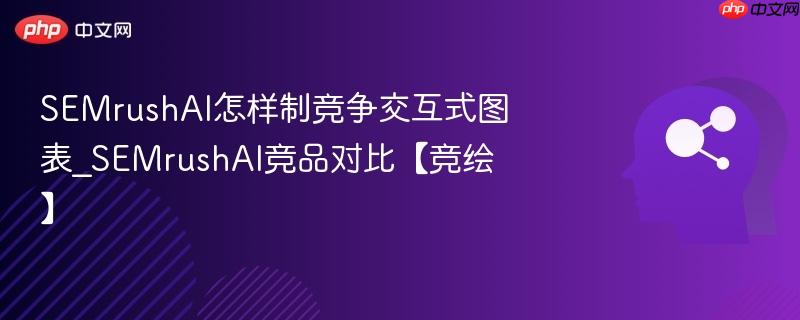 SEMrushAI怎样制竞争交互式图表_SEMrushAI竞品对比【竞绘】