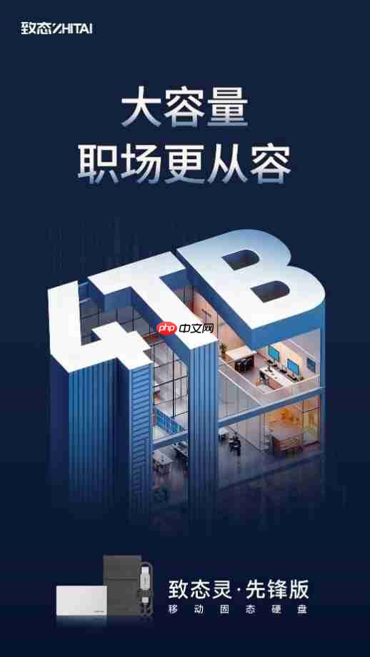 4TB大容量 职场更从容 致态灵·先锋版移动固态硬盘上新  第1张