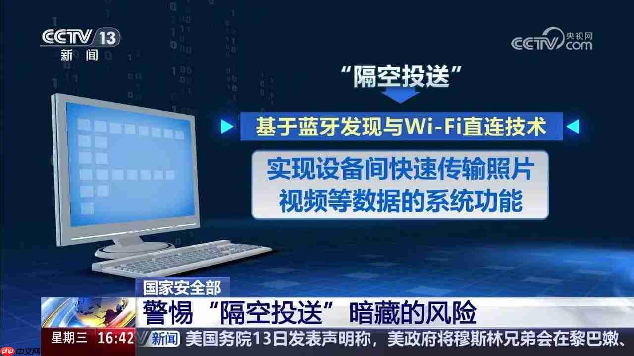 “隔空投送”易变“隔空投险”:国家安全部详解技术风险,甚至可偷开摄像头 第2张 “隔空投送”易变“隔空投险”:国家安全部详解技术风险,甚至可偷开摄像头 第2张