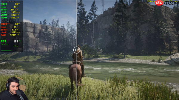 NVIDIA DLSS 4.5让老外惊呼魔法！240p马赛克画质秒变高清可玩  第2张