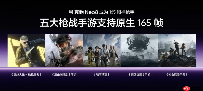 真我Neo8满配游戏屏！适配超30款手游原生165FPS，丝滑感拉满  第3张