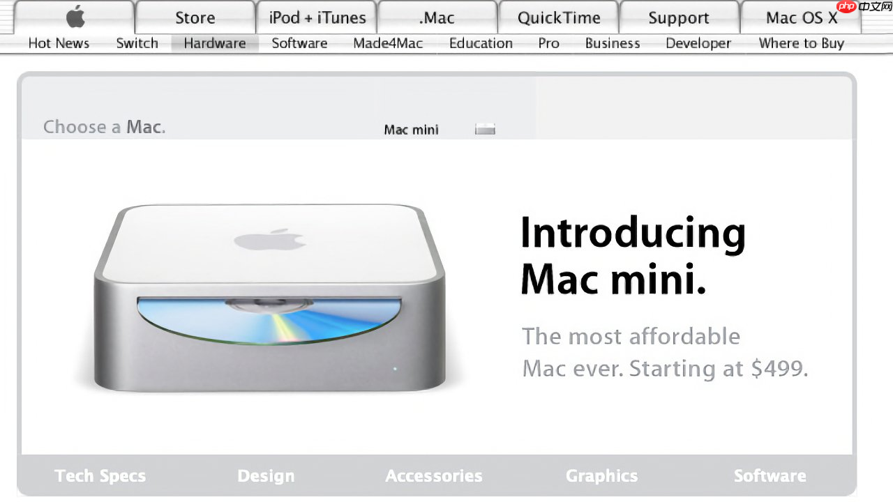 Mac mini 问世 21 年,苹果最小台式机起起伏伏终于做回主角 第1张 Mac mini 问世 21 年,苹果最小台式机起起伏伏终于做回主角 第1张