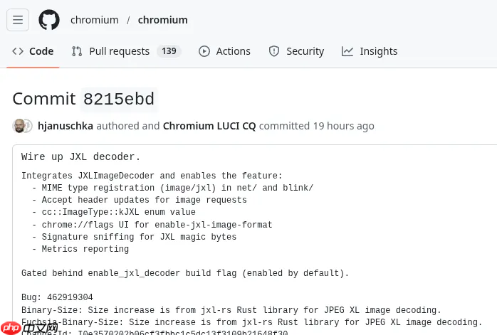 Chromium 重新引入对 JPEG XL 图片格式的原生支持 第2张 Chromium 重新引入对 JPEG XL 图片格式的原生支持 第2张