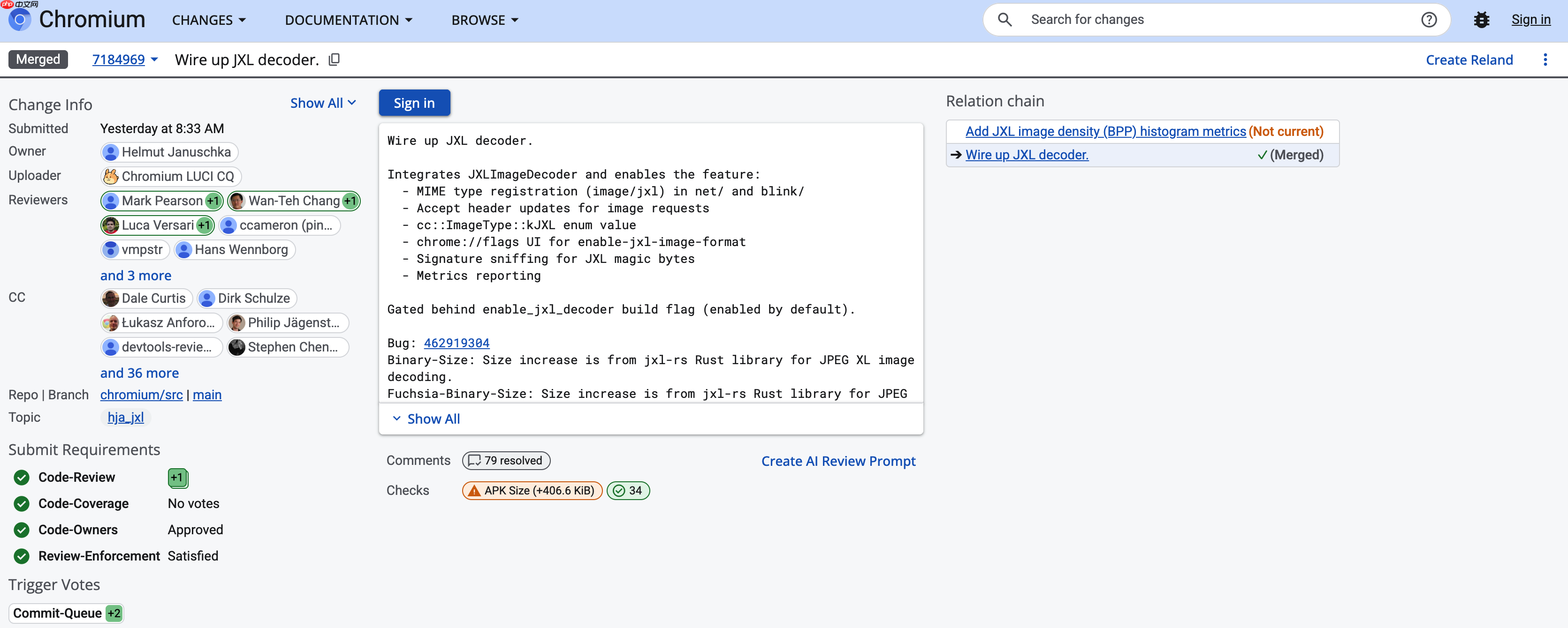 Chromium 重新引入对 JPEG XL 图片格式的原生支持 第1张 Chromium 重新引入对 JPEG XL 图片格式的原生支持 第1张