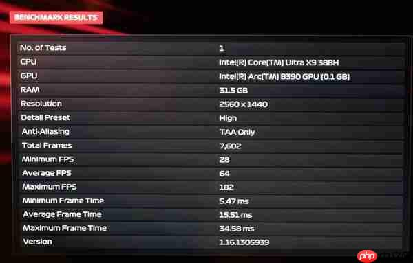 英特尔锐炫B390游戏实测 相当惊艳的游戏体验  第27张