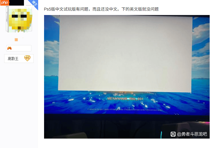 《勇者斗恶龙7重制版》PS5试玩版中文乱码 现已下架  第2张