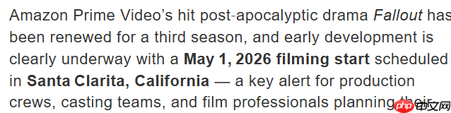 《辐射》真人剧第三季确定5月1日开拍 故事将连接《辐射5》 第2张 《辐射》真人剧第三季确定5月1日开拍 故事将连接《辐射5》 第2张