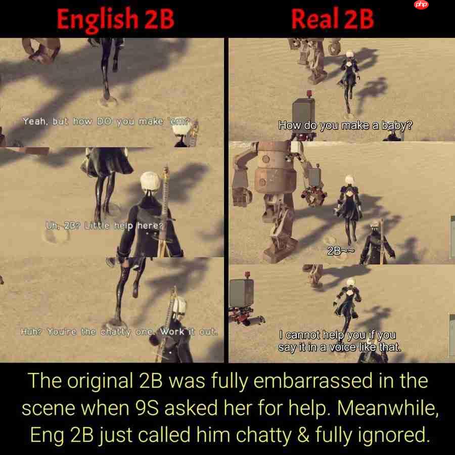 2B性格是如何？《尼尔：机械纪元》日英台词差异引发热议  第3张