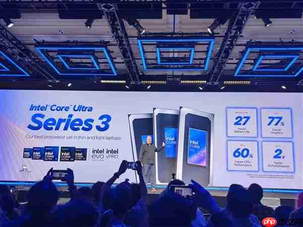 27小时x86续航王！Intel正式发布酷睿Ultra 300系列CPU：游戏性能提升77%  第5张