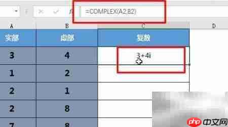 Excel工程函数：COMPLEX详解  第5张