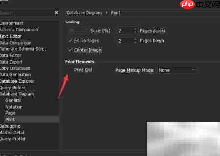 dbForge MySQL打印网格开启方法  第4张