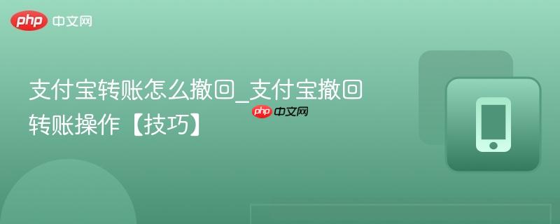 支付宝转账怎么撤回_支付宝撤回转账操作【技巧】  第1张