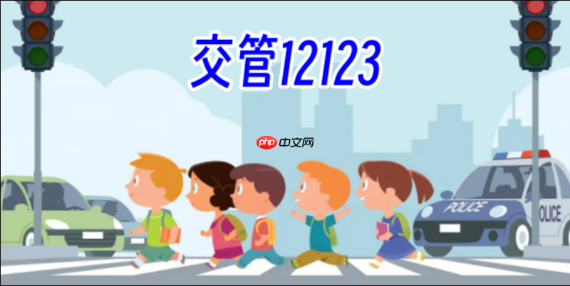 12123交通安全综合服务平台 交管12123官方网页版入口  第1张