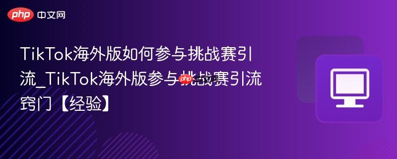 TikTok海外版如何参与挑战赛引流_TikTok海外版参与挑战赛引流窍门【经验】  第1张
