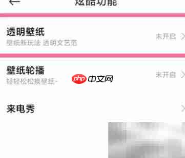 小米10s取消透明桌面方法  第3张