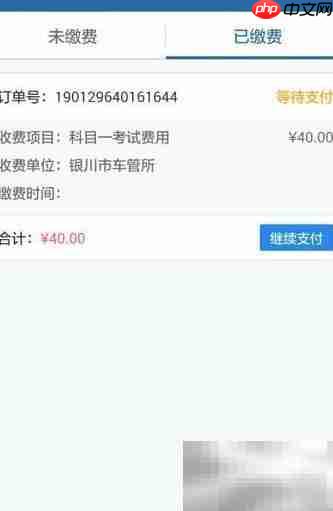 科目一网上缴费指南  第7张