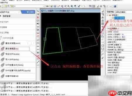 CAD批量录入CASS宗地属性  第5张