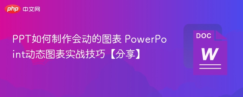 PPT如何制作会动的图表 PowerPoint动态图表实战技巧【分享】  第1张