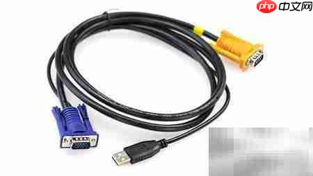 8进1出LED KVM连接指南  第2张