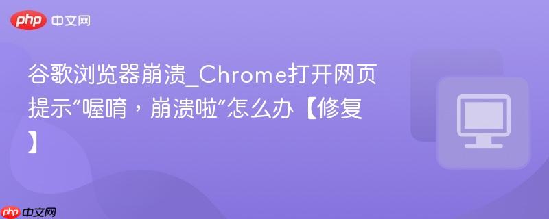 谷歌浏览器崩溃_Chrome打开网页提示“喔唷，崩溃啦”怎么办【修复】  第1张