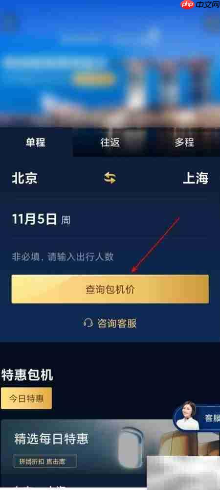 携程包机价格查询指南  第2张