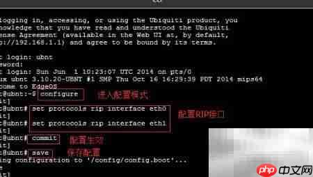 EdgeRouter RIP配置实例  第7张
