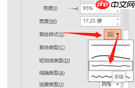 PPT文本框渐变边框如何设置为手绘样式  第1张