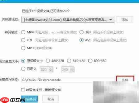 优酷MKV转AVI格式教程  第6张