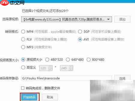 优酷MKV转AVI格式教程  第8张