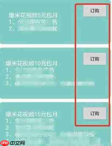 爆米花视频app怎么办理会员-会员办理流程  第4张
