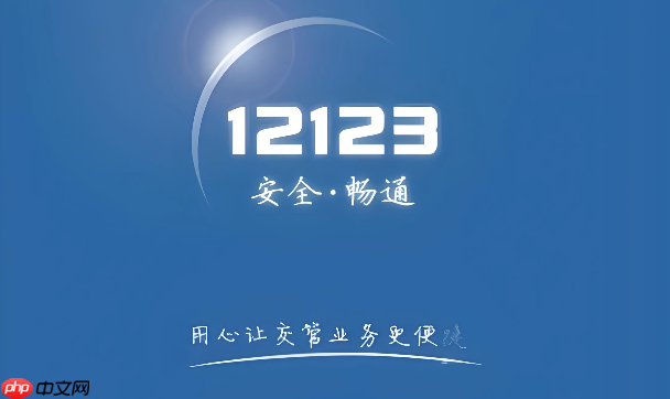 12123交管官网 交通安全综合服务管理平台网页版  第1张