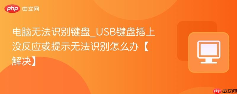 电脑无法识别键盘_USB键盘插上没反应或提示无法识别怎么办【解决】 第1张 电脑无法识别键盘_USB键盘插上没反应或提示无法识别怎么办【解决】 第1张