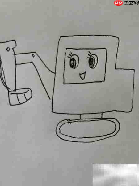 可爱挖掘机绘画教程  第7张