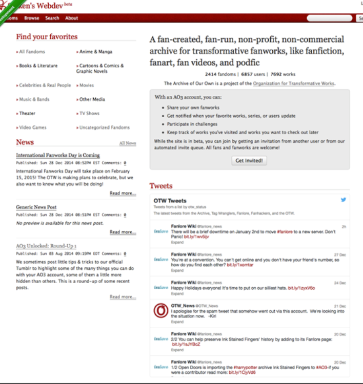 AO3镜像站官网最新入口 AO3镜像站在线访问方式汇总