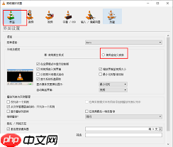 vlc media player如何设置自定义皮肤
